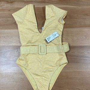 The salty blonde one piece